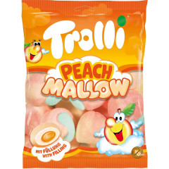 TROLLI Маршмелоу PEACH MALLOW 150гр/8шт Штрих код 4000512015048