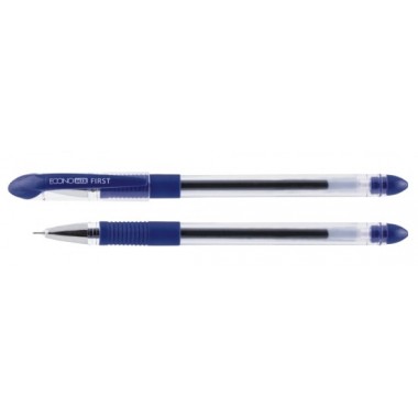 Ручка гелева ECONOMIX FIRST 0,5 мм, синя