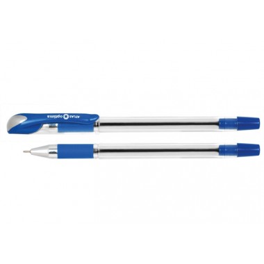 Ручка масляная OPTIMA ATLAS 0,7 мм, пишет синим