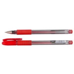 Ручка гелева 979 Black pearl червона 0.5 мм