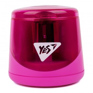 Точилка YES автомат со сменным лезвием, розовое