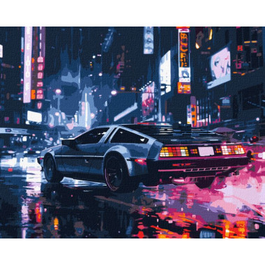 Картина за номерами "Нічна подорож" 40х50см