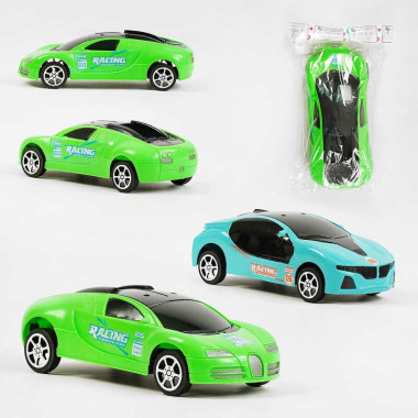 Машинка 8077-1 А/3А (192/2) 2 цвета, инерция, в пакете