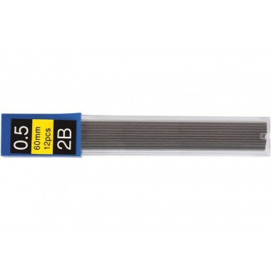 Стержни к механическому карандашу ECONOMIX 2B 0,5 мм (12 шт. В тубусе)