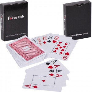 Карти пластик. "POKER CLUB", 54 карти Х-8002