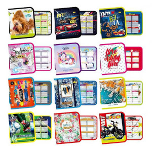 Папка для тетрадей В5+ на змейке ламинированная