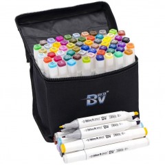 Набір скетч-маркерів 60 кольорів BV800-60 у сумці