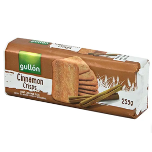 Печенье GULLON Cinnamon crisps, с корицей, 235г, 15шт/ящ