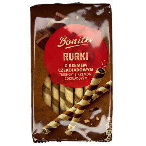 BONITKI RURKI шоколадные 280г (ящ 12шт) Штрих код 5907471421028