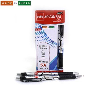 Ручка Cello Maxriter Clic SKU 12Box 0,7мм черная.