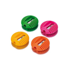 Чинка пластикова UFO, 1 лезо, асорті