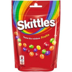 Драже Skittles Fruites красный 136гр(ящ 15шт) Штрих код 4009900546089