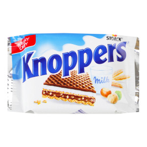 Knopers вафли ореховые 25г(ящ 24шт) Штрих код 40144382