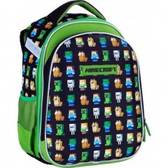 Рюкзак каркасный школьныйt Minecraft 39x29x27 см 24 л