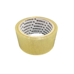 Клейкая лента (скотч) MarkerOK прозрачная 50м x 48мм x 40мкм