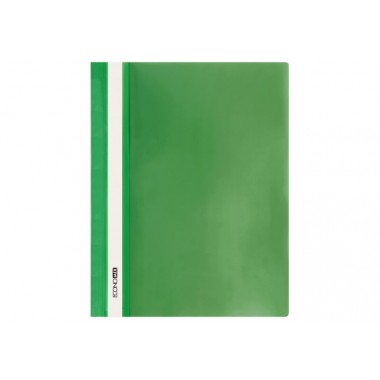 Папка-скоросшиватель А4 Economix без перфорации, фактура "глянец", зеленая E31511-04
