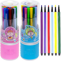 6120-24 Набір фломастерів Aodemei "Bear", 24шт., банка