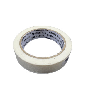 Стрічка клейка малярная біла MarkerOK 24*30 м