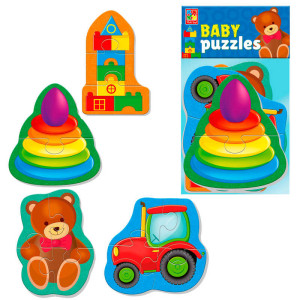 гр Пазли м'які бейбі Малюк зможе. Іграшки VT1106-94 (50) Vladi Toys, в пакеті