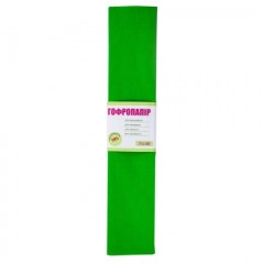 Папір гофрований 1вересня світло-зелений 110% (50см * 200см)