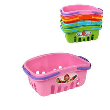 гр Корзина 6191 (12) "Technok Toys" 4 цвета, 27см