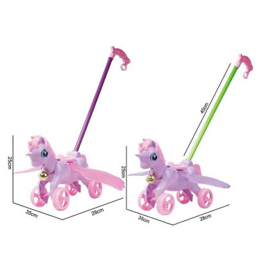 Каталка 198-28 (96/2) 2 вида, колокольчик, в пакете, выдается микс