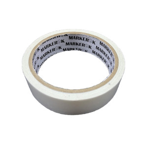 Скотч двухсторонний 18 мм. 10 м. MarkerOK , основа ПВХ 