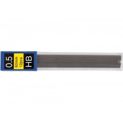 Стержни к механическому карандашу ECONOMIX HB 0,5 мм (12 шт. В тубусе)