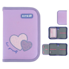 Пенал Kite 1 від., 1 відв., без наповнення 621 Sweetheart