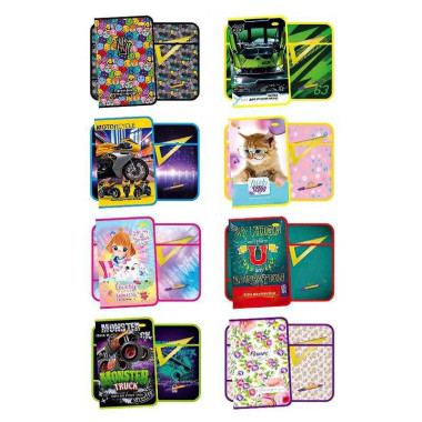 Папка для труда А4 на змейке ламинированная