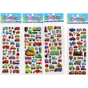 Наклейки детские Транспорт №2 19,8х7см