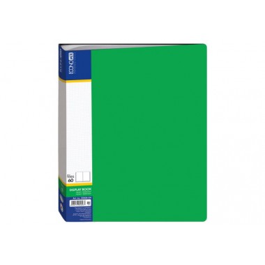 Папка А4 з 60 файлами Economix, зелена E30606-04