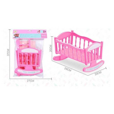 Кроватка YL 668 C-3 (72/2) размер - 29х20х20 см, эффект колебания, в пакете