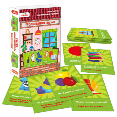 гр Набор развивающих карт ME5032-25 "Охота дома" (52) "Ludum"