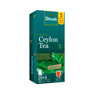 Чай Dilmah Ceylon Tea в пакетиках (25шт.)
