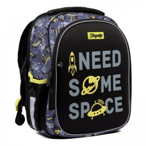 Рюкзак шкільний 1Вересня S-107 Space, чорний