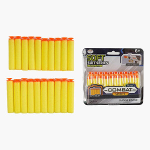 Мягкие патроны 633-3 (468/2) 20 штук, с присосками, на листе.