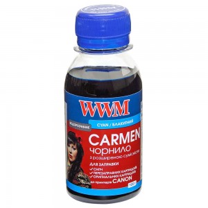 Чорнило WWM CARMEN для Canon 100г Cyan водорозчинне (CU/C-2)