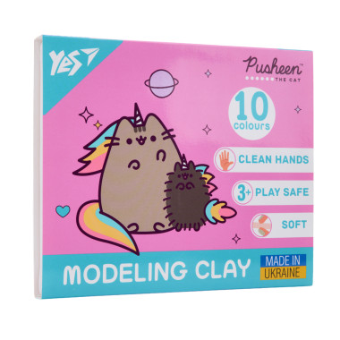 Пластилин Yes, 10 цв., 200г Pusheen