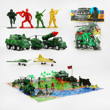 Комбат TK - 50134 (72/2) TK Group, Специальное подразделение, оружие, солдаты, техника, декорации, в пакете