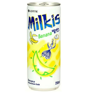 MILKIS напиток газированный банан 250мл Корея