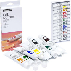 Фарби 12 мл "Art Ranger" 12 кольорів "Oil" EO1212C-3