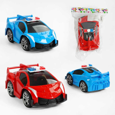 Машина 12017-4 (240/2) "Полиция", 2 цвета, инерция, 17 см, в пакете