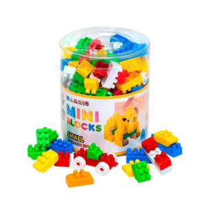 Конструктор Mini Blocks №9 144 деталей в тубусі 116/9 (30) Bamsic