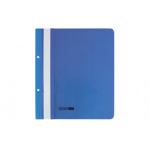 Папка-скоросшиватель А5 Economix с перфорацией, фактура "глянец", синяя E31506-02