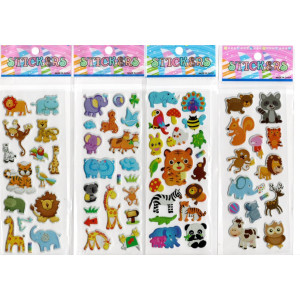 Наклейки детские Тварини  №1 19,8х7см