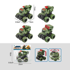 Машинка 688-15 (240) 4 вида, ракетная установка, инерция, в пакете