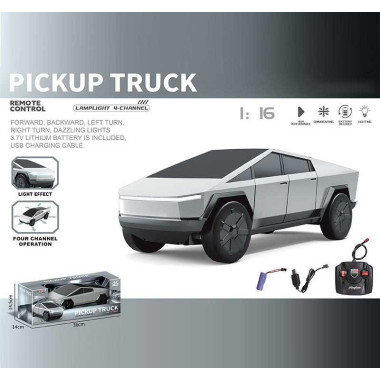 Машина на радиоуправлении YJ 100 (48) масштаб 1:16, аккумулятор 3,7 V, пульт 27 Hz, подсветка, прорезиненные колеса, в коробке