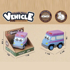 Машинка 2684 A2 (144) виниловый материал, инерция, двустороннее движение, в коробке