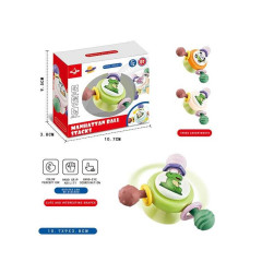 Погремушка-спинер 8083 E (400/2) резиновые прорезыватели, присоска, в коробке